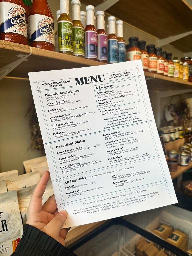 wise county biscuits weekend menu